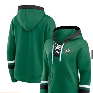 Dallas Stars lace-up pullover hoodie